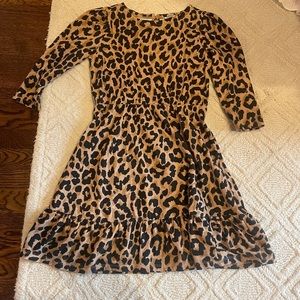 crewcuts size 10 leopard dress